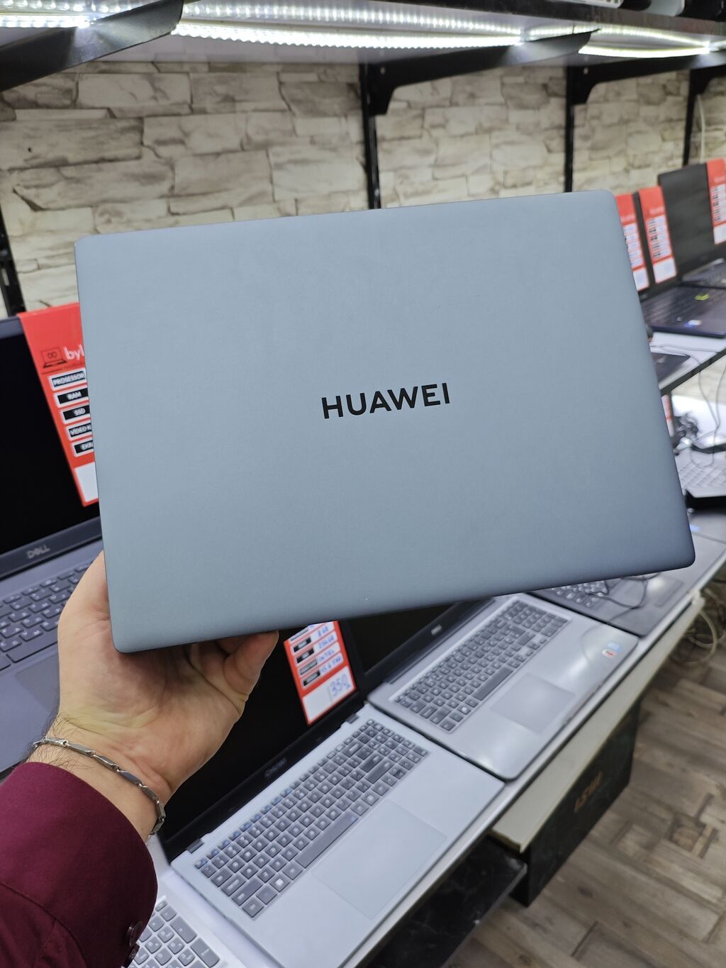 Huawei noutbuk – 14" FHD IPS ekran, Intel Core i3-1215U prosessor, 8 — Huawei, Bakı (3)