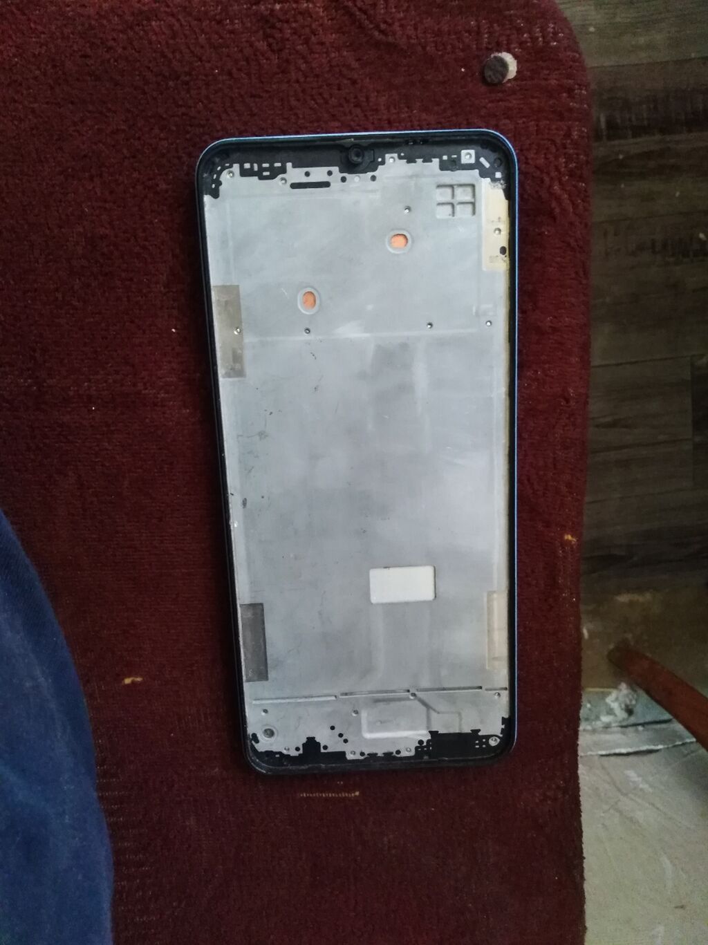 Realme smartfon üçün orijinal göy rəngli arxa qapaq və orta karkas — Digər ehtiyat hissələri, Masazır (2)