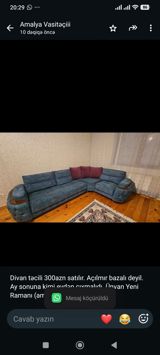 Divan 300azn satılır. Açılmır bazalı deyil. Ay sonuna kimi — Furniture