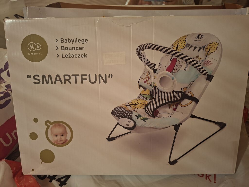 Kinderkraft “Smartfun” uşaq yelləncəyi / bouncer - Unikal dizayn — Mebel, Bakı (3)