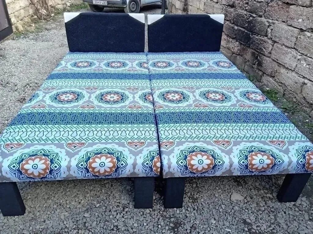 Təzə çarpayılar. 1 nəfərlik çarpayılar 60 manat. 2 nəfərlik taxt 110 — Mallar, Digah (4)