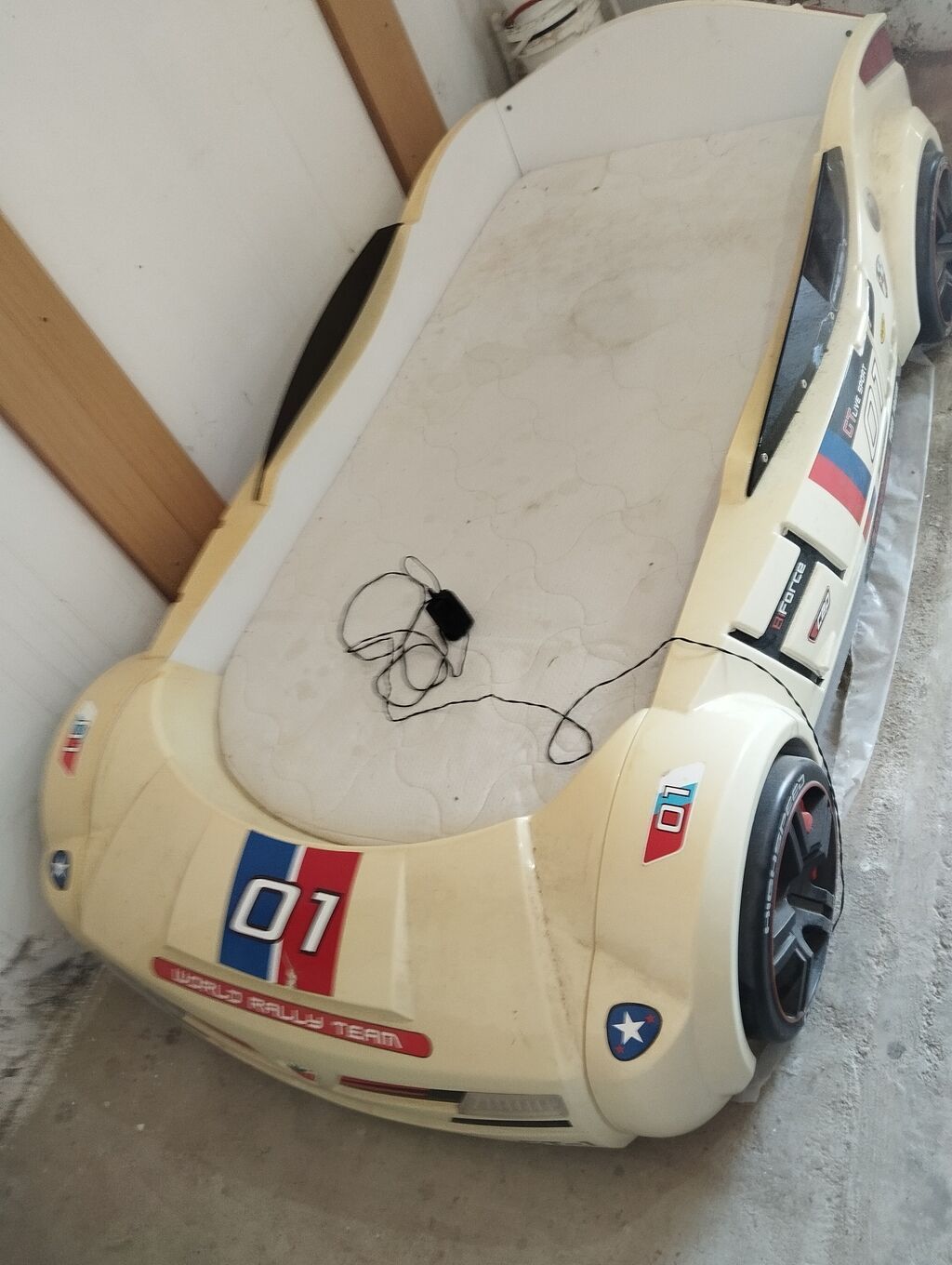 Uşaq maşın yatağı – GT1 “World Rally Team” dizaynı - Korpus: idman — Mebel, Bakı (3)