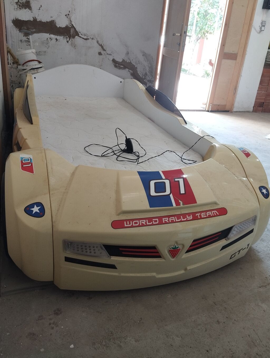 Uşaq maşın yatağı – GT1 “World Rally Team” dizaynı - Korpus: idman — Mebel, Bakı (4)