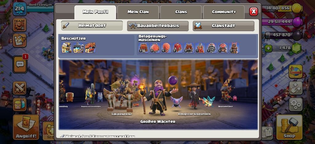 Clash of Clans hesabı – BenEfsaneyim - Bələdiyyə (Town Hall): 18 — Xidmətlər, Bakı (5)
