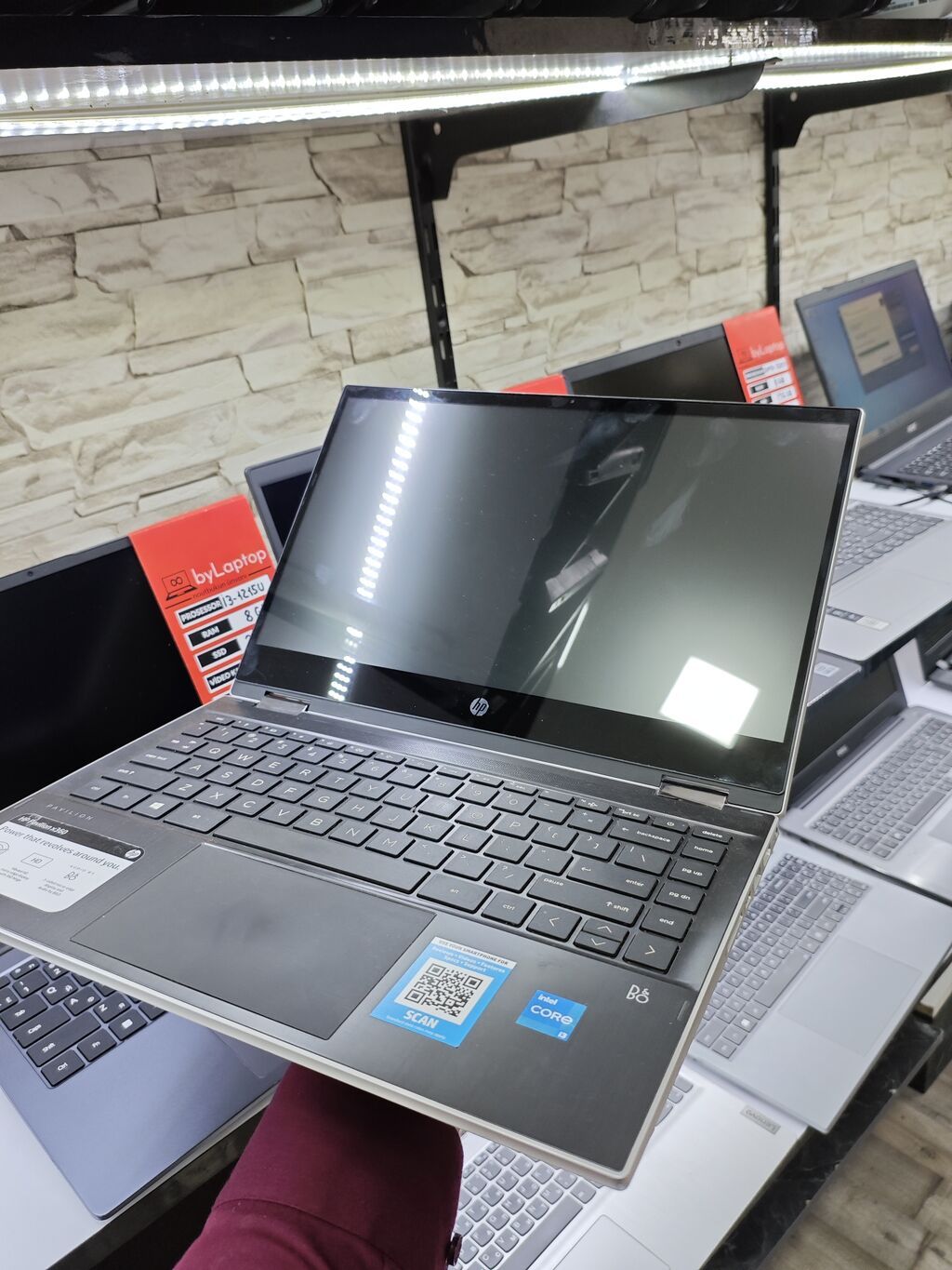 HP Pavilion x360 2‑in‑1 noutbuk - Ekran: toxunma (sensor), 360° dönən — HP, Bakı (2)
