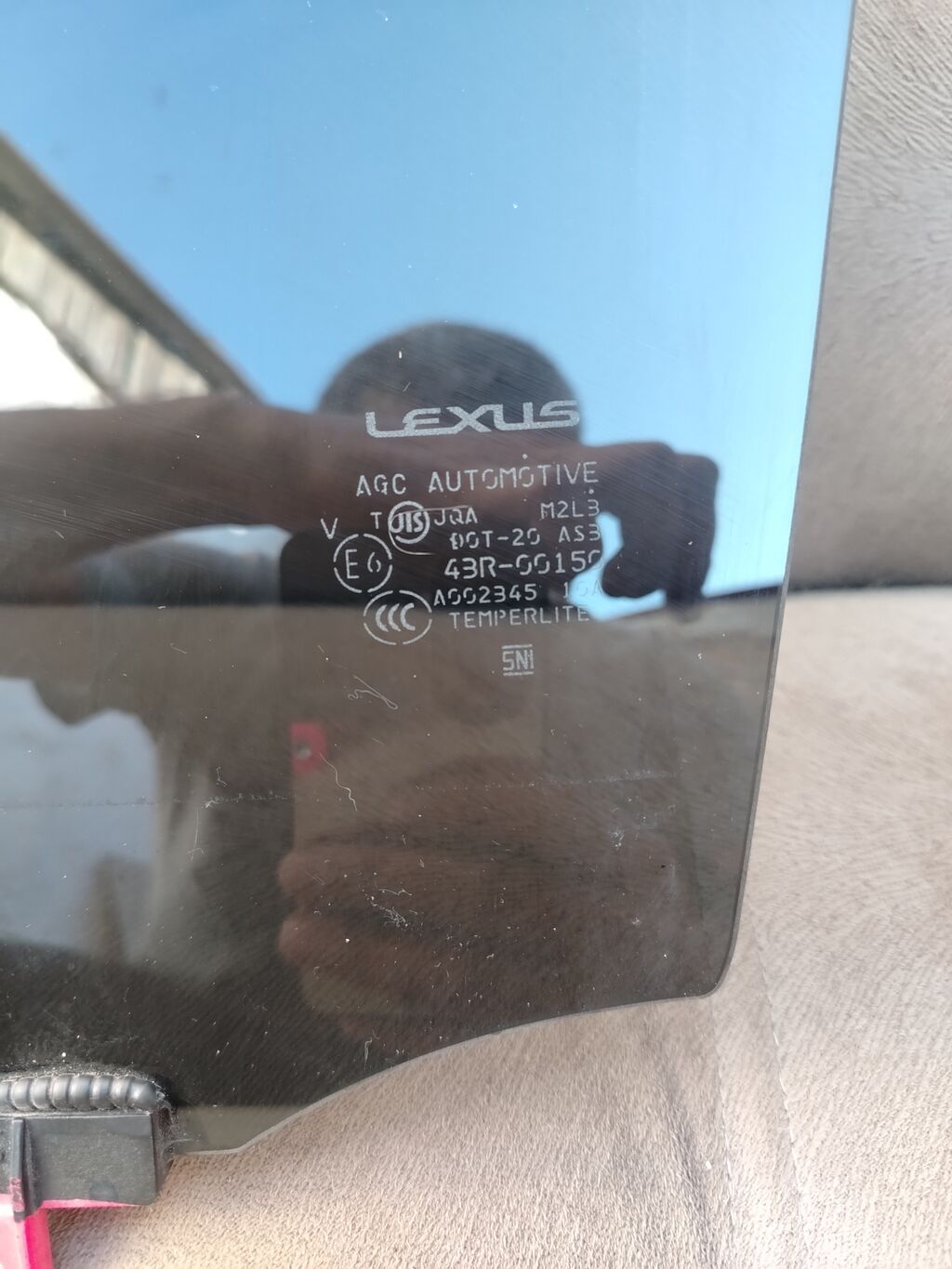 Lexus arxa qapı şüşəsi (yan), orijinal AGC Automotive. Xüsusiyyətlər — Ehtiyat hissələri, Bakı (2)