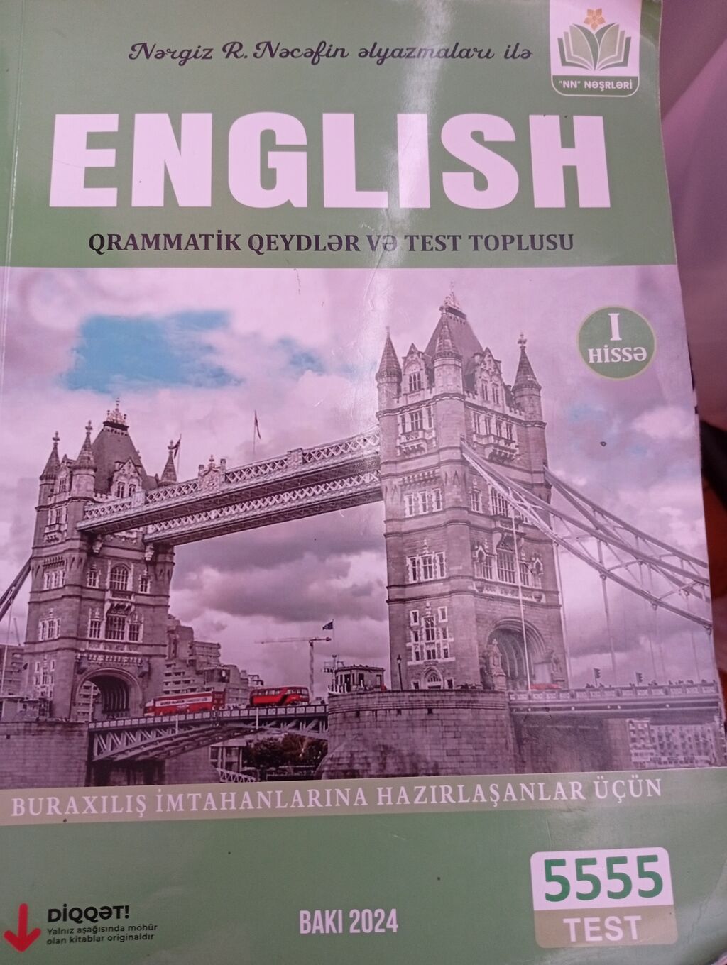 Məhsul: “English – Qrammatik Qeydlər və Test Toplusu” (1 hissə) — Kitablar və jurnallar, Bakı