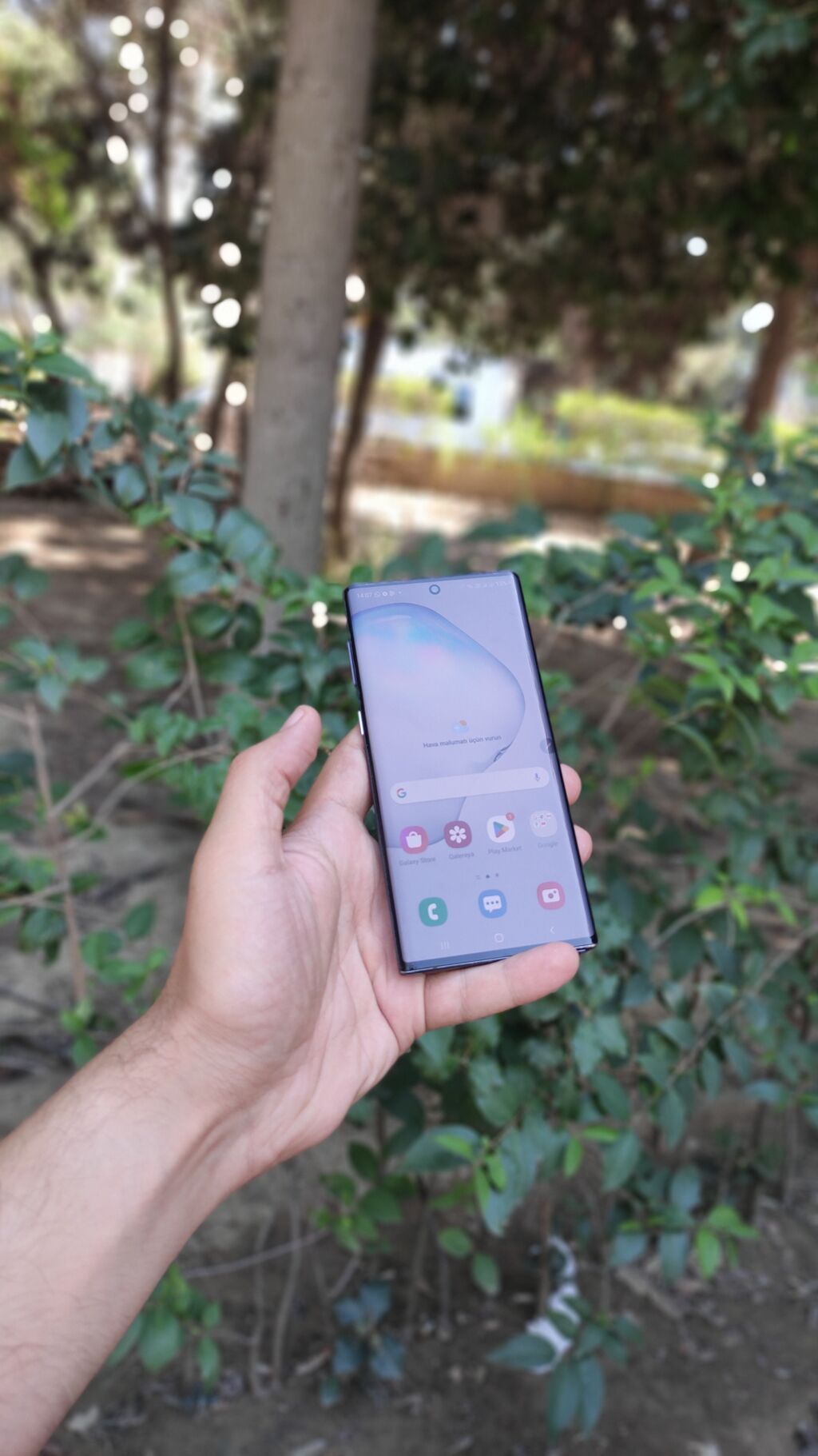 Samsung Note 10, 256 GB, rəng - Gümüşü, Barmaq izi — Samsung, Bakı (2)