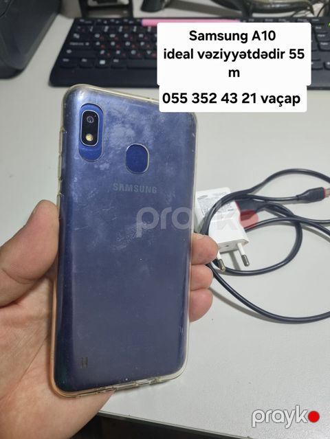 Samsung Galaxy A10, 32 GB, rəng - Göy, Sensor