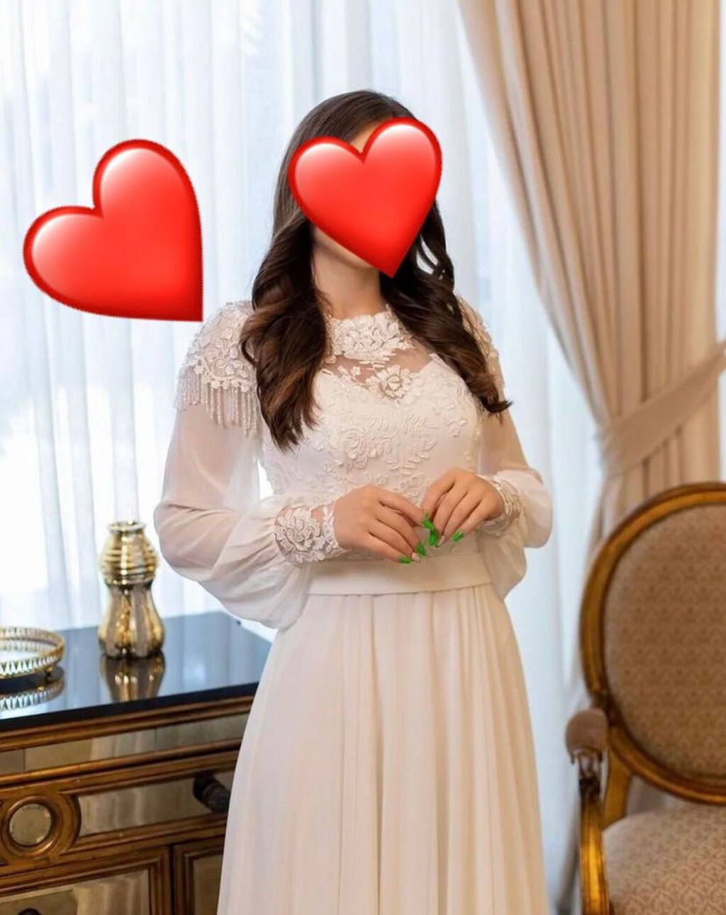 Nişan, nikah donu, gəlinlik 36–38, hətta 34 geyinənlərə də olur — Şəxsi əşyalar, Bakı (3)