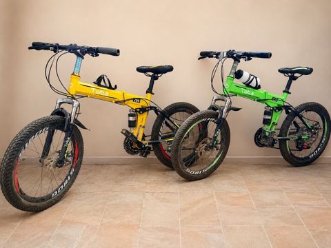 Toba qatlanan dağ velosipedləri – Z09 seriyası - Rənglər: sarı və — Qobu