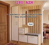 Dəhliz üçün çoxfunksiyalı giriş mebeli dəsti - Qiymət: 280 AZN — Dəhliz mebeli