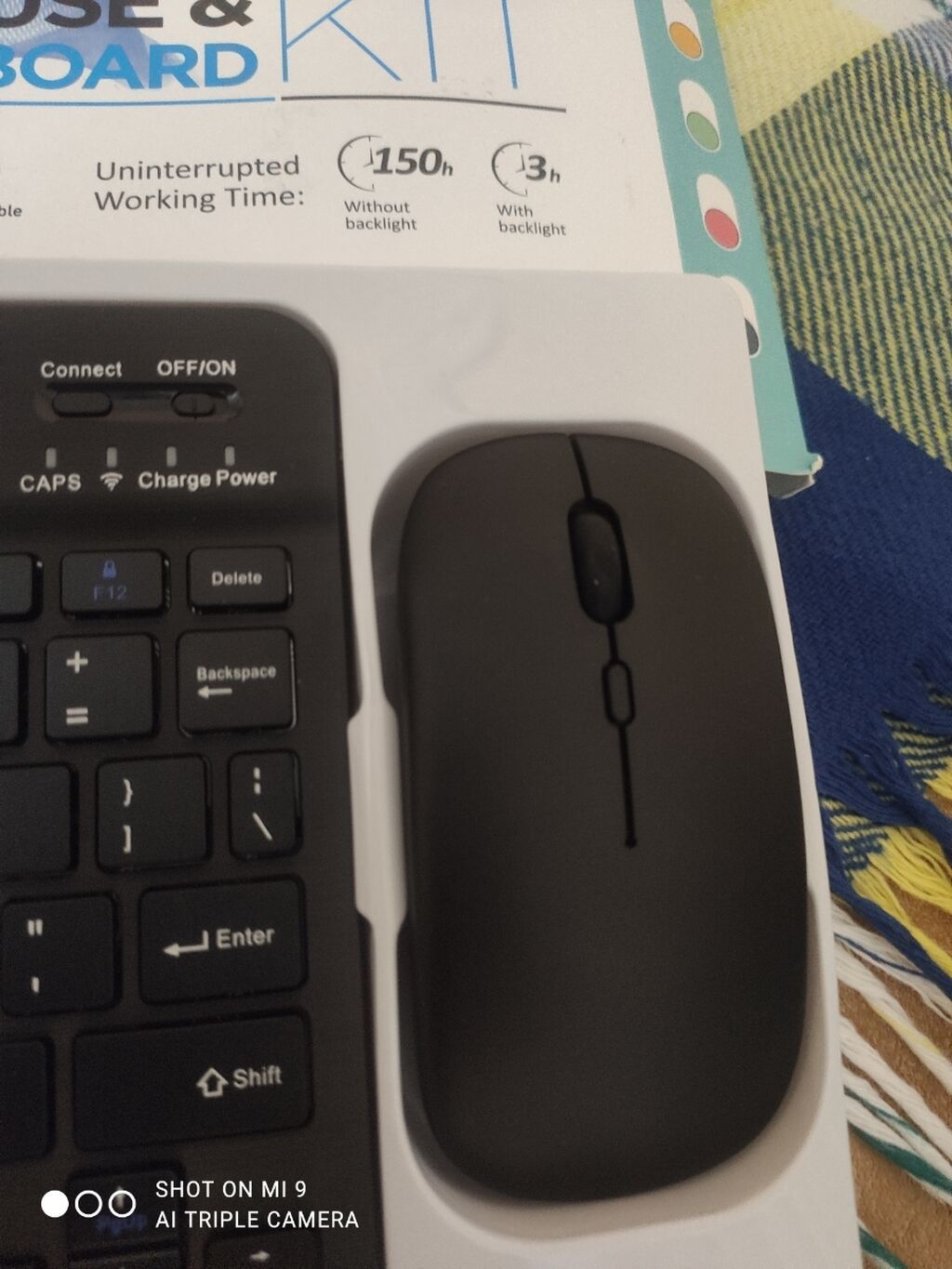 Bluetooth klaviatura və siçan dəsti - Qutu üzərində “Mouse & — Elektronika, Bakı (3)