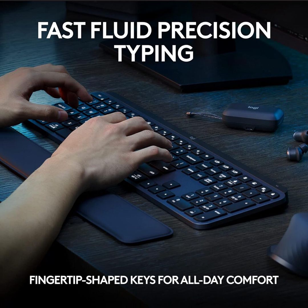 Logitech MX Keys S Wireless Keyboard (graphite) — Elektronika, Bakı (5)