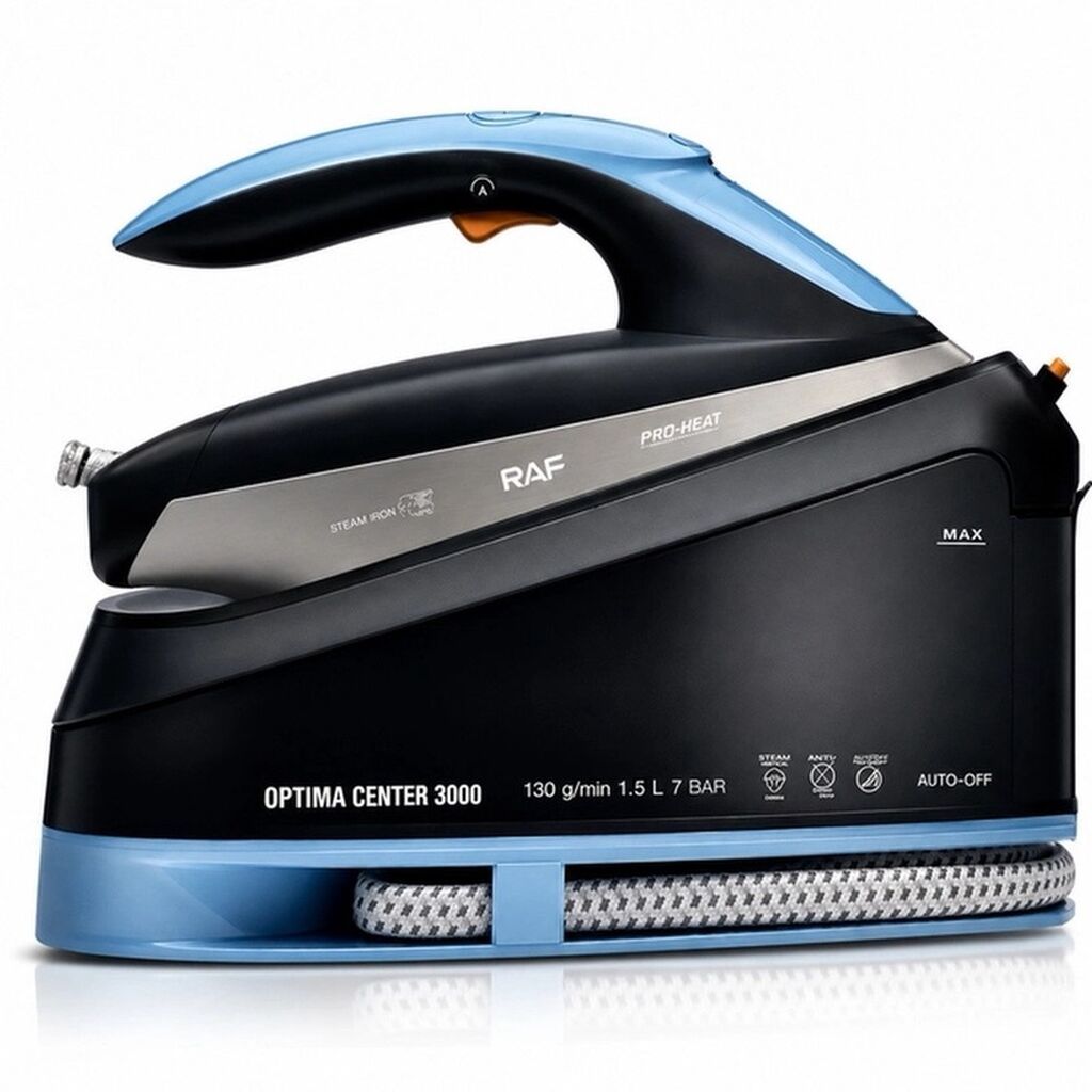 RAF R.1242 Electric Steam Iron – Optima Center 3000 buxarlı ütü — Elektronika, Digah (6)