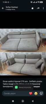 Divan satilir///qiymet 270 azn. Deffekti yoxdur. Yalniz Usagli evde — Мебель