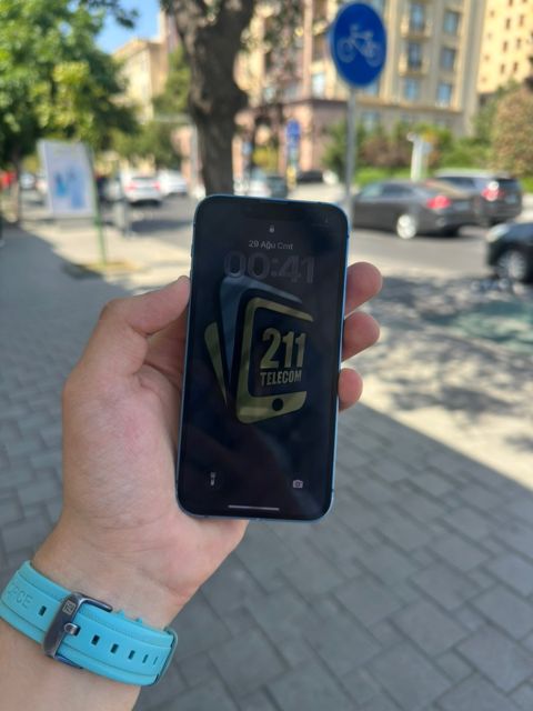 Apple iPhone 13 Mini Blue 128GB/4GB — Bakı