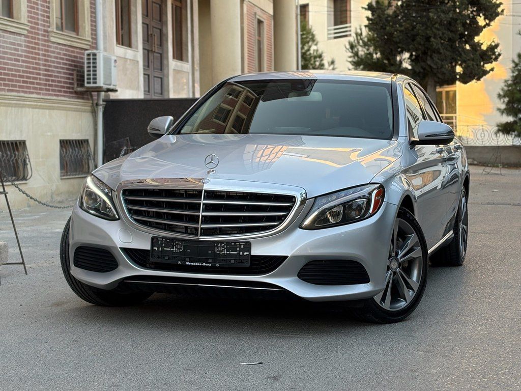 Mercedes C 300, 2.0 L, 2016 il, 96 000 km — Avtomobillər, Bakı (10)