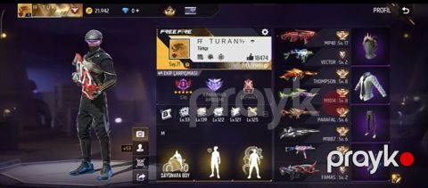 Free Fire oyun hesabı – yüksək səviyyəli kolleksiya və nadir kontent — Bakı