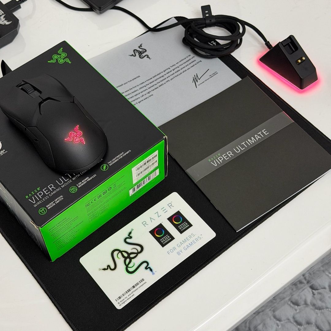 Gaming Mouse Razer Viper Ultimate With Charge Dock — Elektronika, Bakı (11)