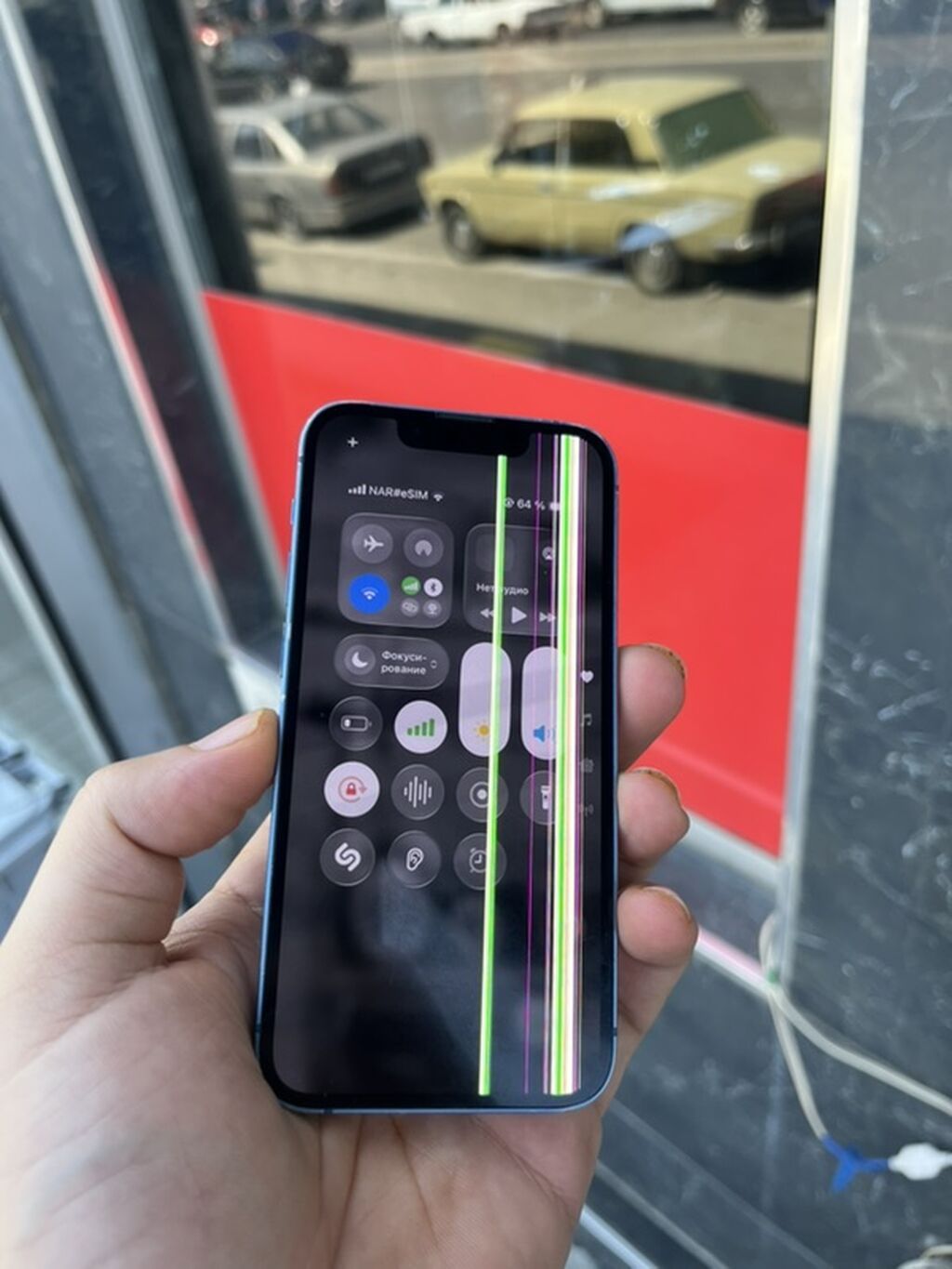 IPhone 13, Mavi, Qırıq — Apple iPhone, Quba (3)