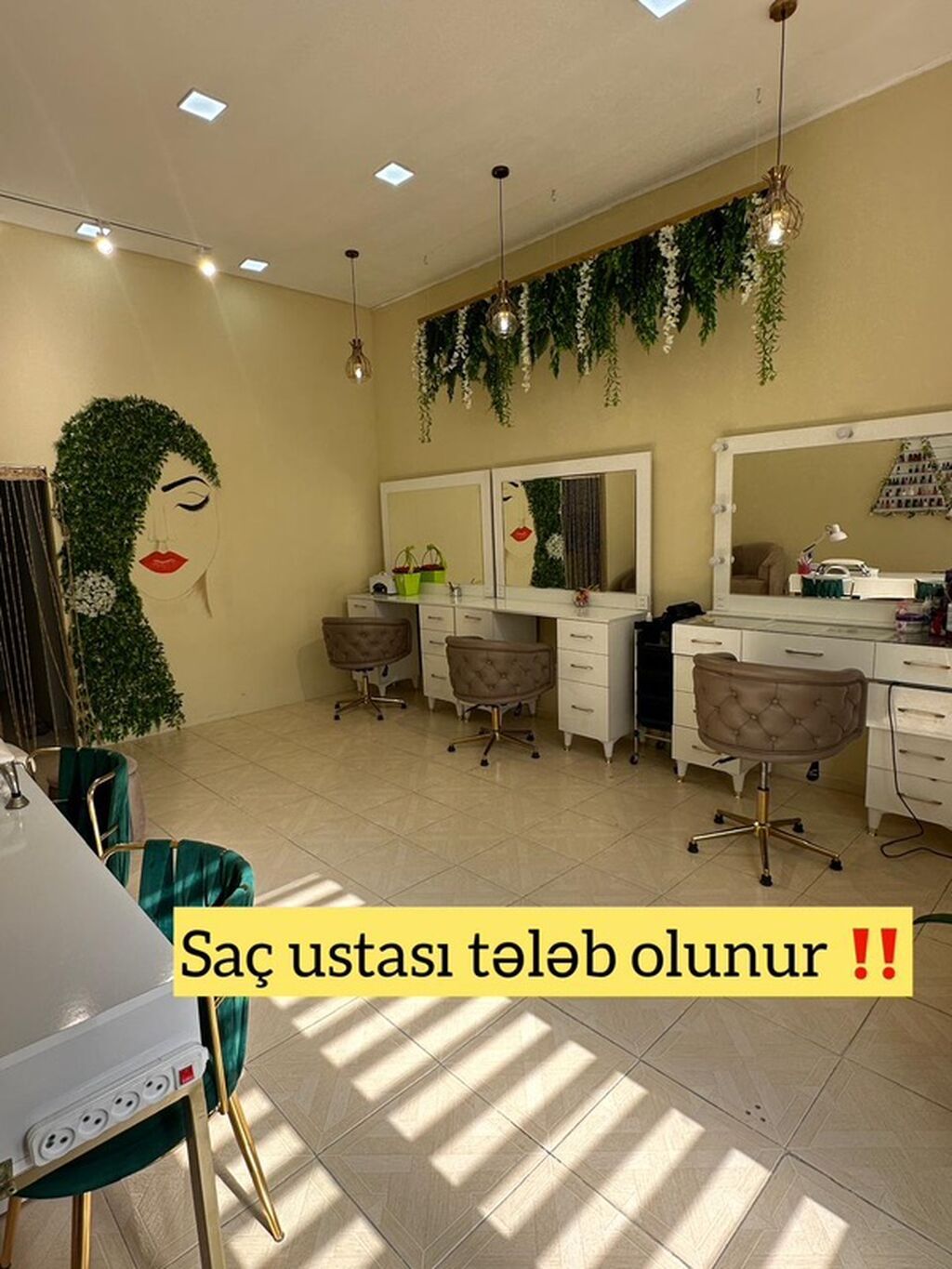 Vakansiya: Gözəllik salonuna saç ustası və təcrübəli dırnaq ustası — İş, Bakı
