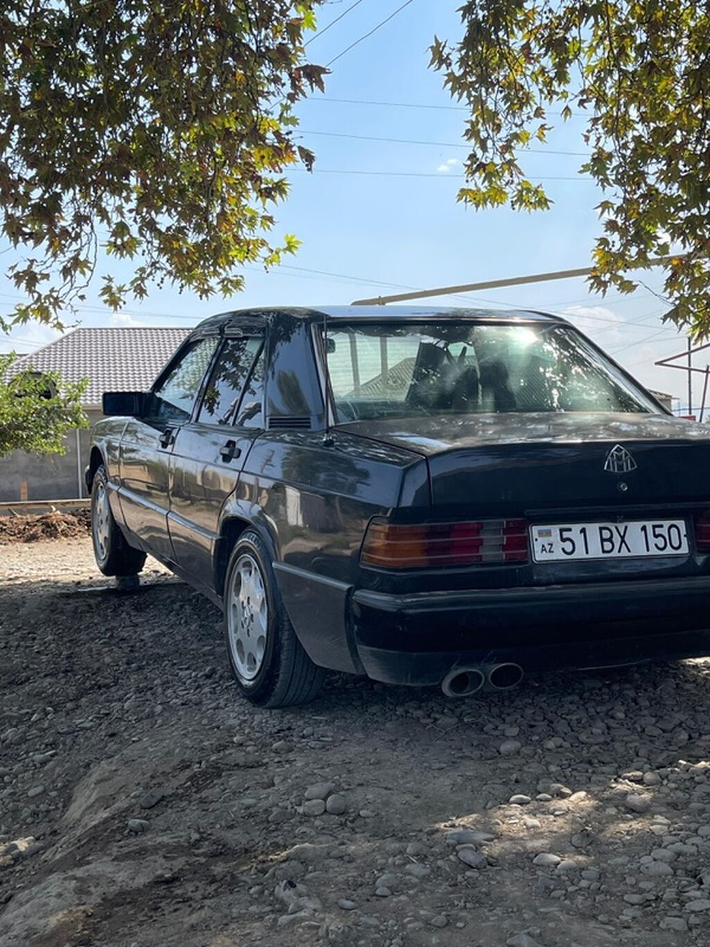 Mercedes-Benz 190 (W201) sedan — qara rəng, 4 qapı. Texniki və dizayn — Avto, Goranboy (8)