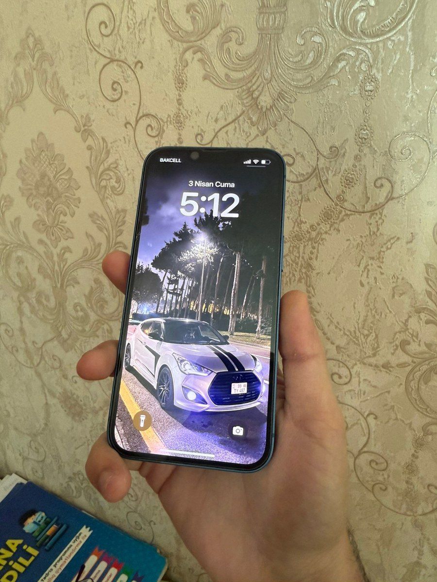 Apple iPhone 13 Blue 128GB/4GB — Smartfonlar, Bakı (2)