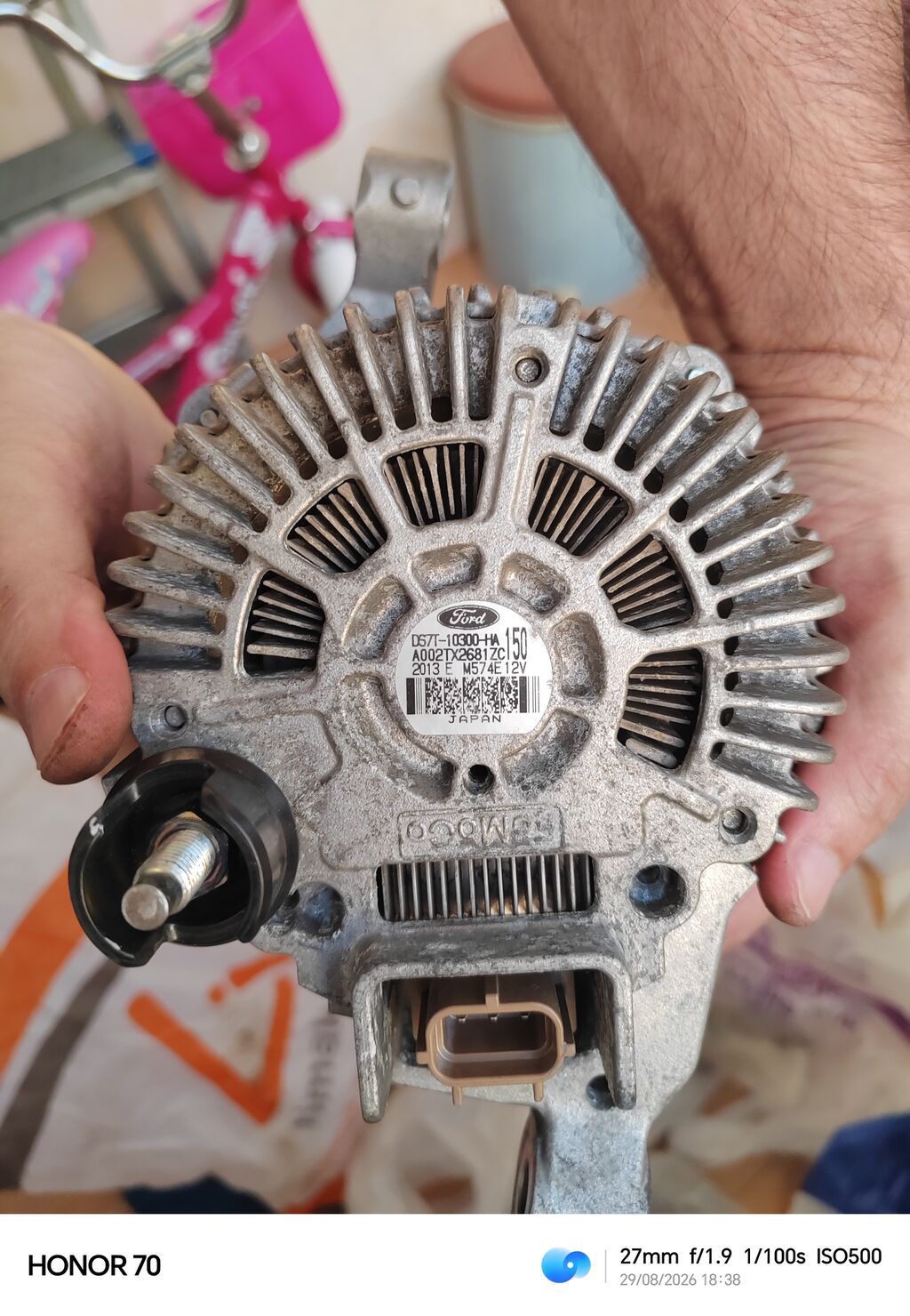 Ford orijinal generator (alternator) - Brend: Ford (etiket üzərində) — Ehtiyat hissələri, Bakı (4)