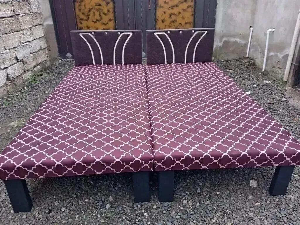 Təzə çarpayılar. 1 nəfərlik çarpayılar 60 manat. 2 nəfərlik taxt 110 — Mallar, Digah (10)