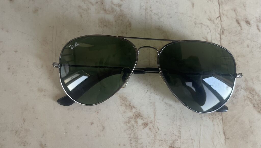 Ray-Ban Aviator gün eynəyi - Klassik aviator dizaynı - Tünd yaşıl — Aksesuarlar, Xankəndi