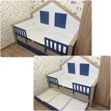 Gulu Tek uşaqlıq yataq 250 azn.Unvan xetai.Olcuzu 2m(Gülü) — Furniture