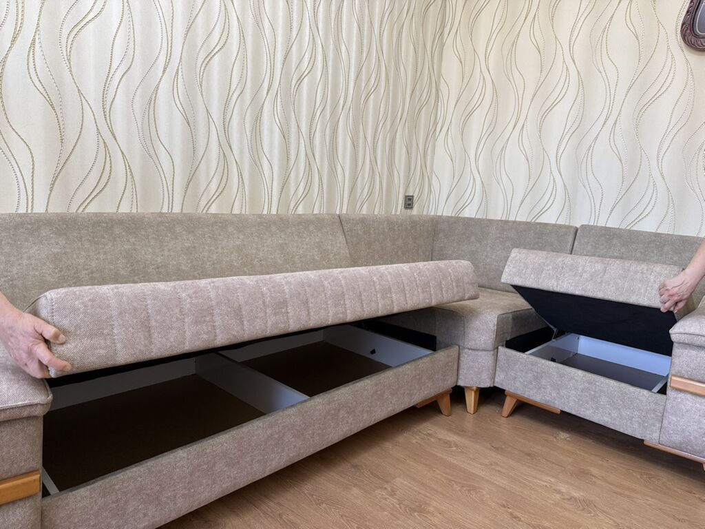 L formalı künc divanı Evdə mebel dəyişikliyi edildiyi üçün satılır, 2 — Mebel, Bakı (4)