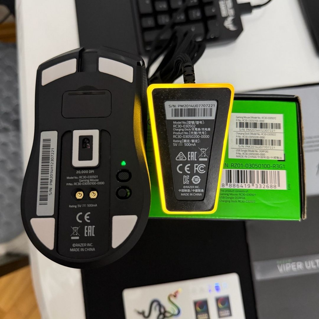 Gaming Mouse Razer Viper Ultimate With Charge Dock — Elektronika, Bakı (10)