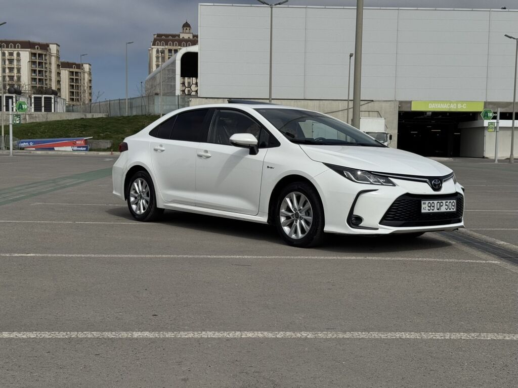Toyota Corolla sedan – ağ rəng, hibrid. Texnologiya və avadanlıq — Avto, Digah (7)