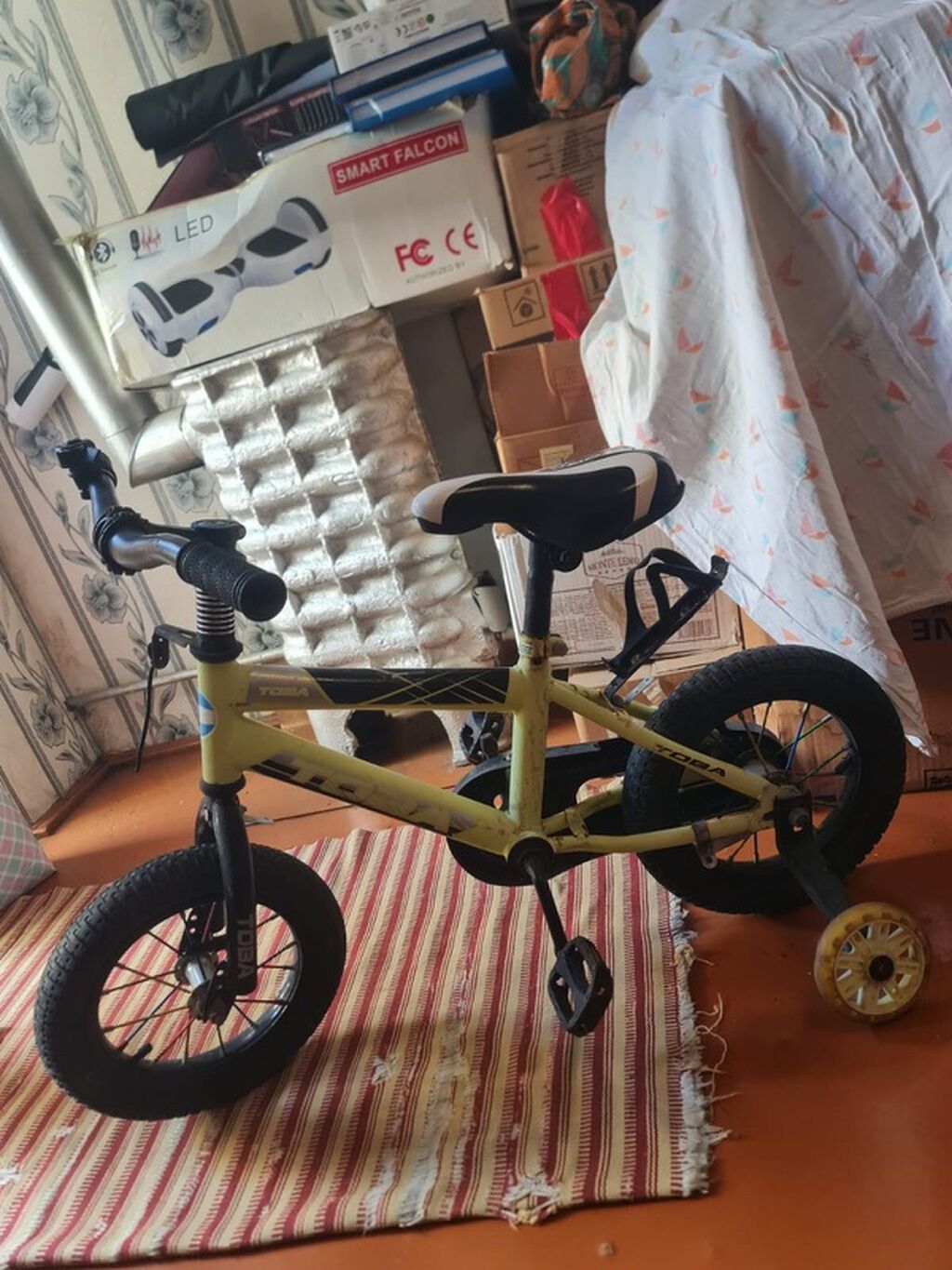 Yeni Dörd təkərli Uşaq velosipedi Toba, 12", sürətlərin sayı: 1 — Uşaq velosipedləri, Mehdiabad (2)