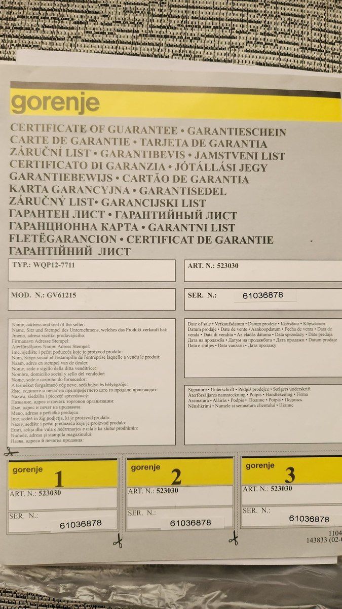 Gorenje GV61215 qabyuyan — Ev texnikası, Bakı (4)