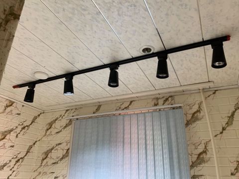 Tavan üçün rels tipli LED proyektor işıq sistemi - Quraşdırma: tək — Bakı