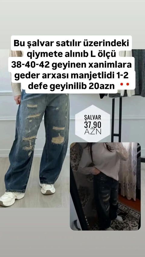 Çox az geyinilib yeni kimidir əynimə böyük oldugu üçün satılır — Bakı