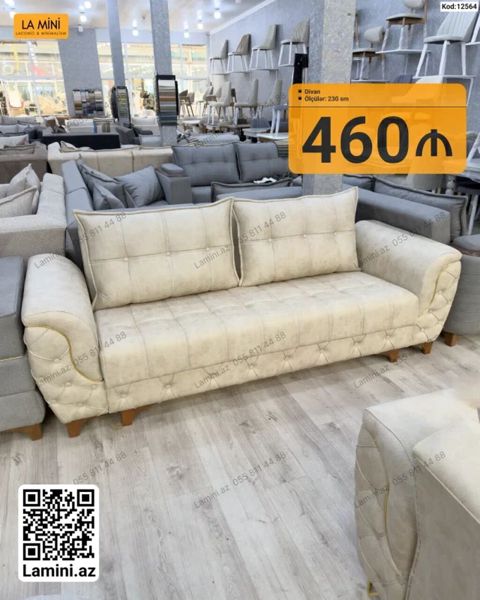 Məhsul: Divan Ölçü: 230 sm Qiymət: 460 Kod: 12564 Təsvir — Bakı
