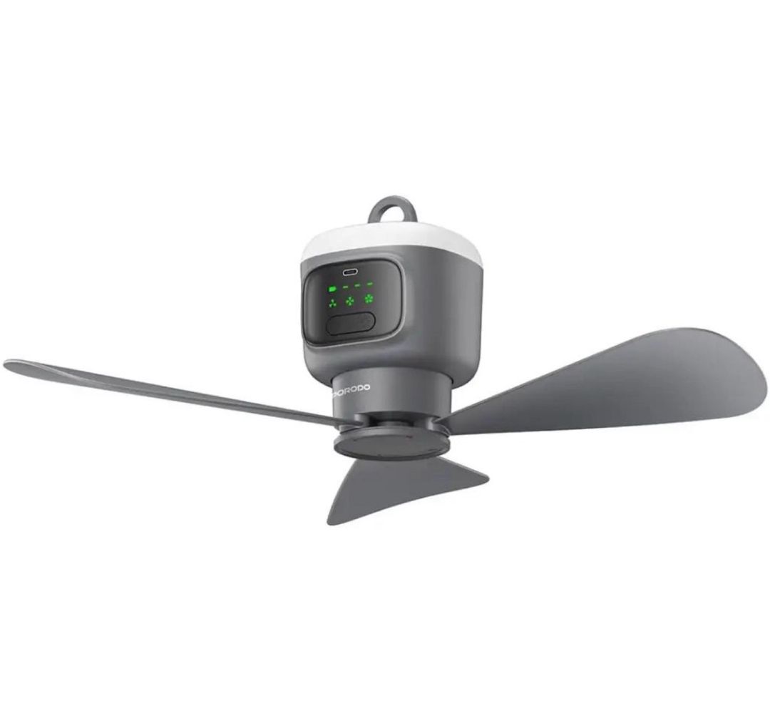 Porodo Camping Rechargeable Ceiling Fan — Mallar, Bakı (2)