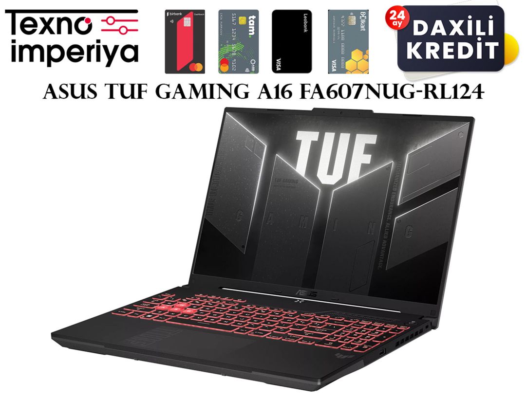 ASUS tuf Gaming A16 FA607NUG-RL124 90NR0MU3-M00C80 — Elektronika, Bakı (4)