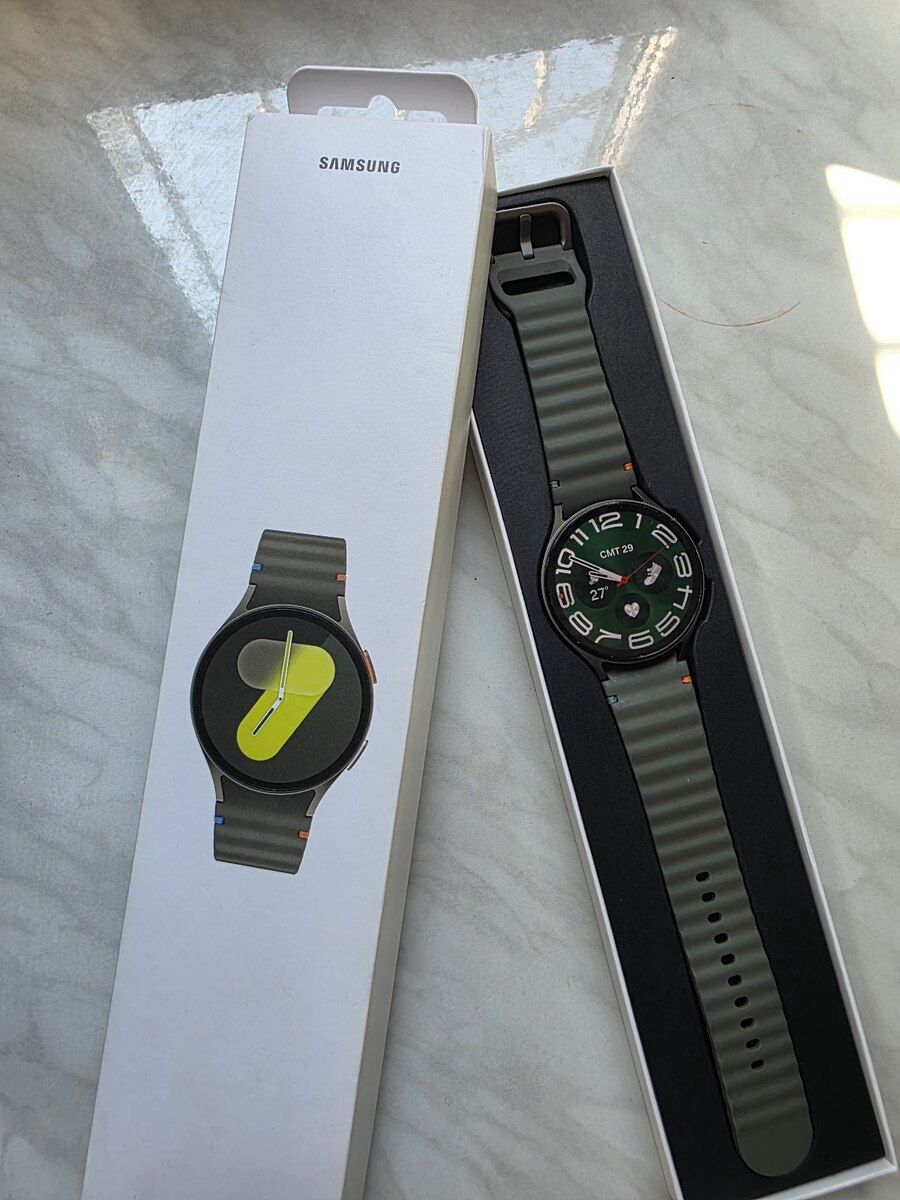 Samsung Galaxy Watch 7 Green 44mm — Elektronika, Bakı (2)