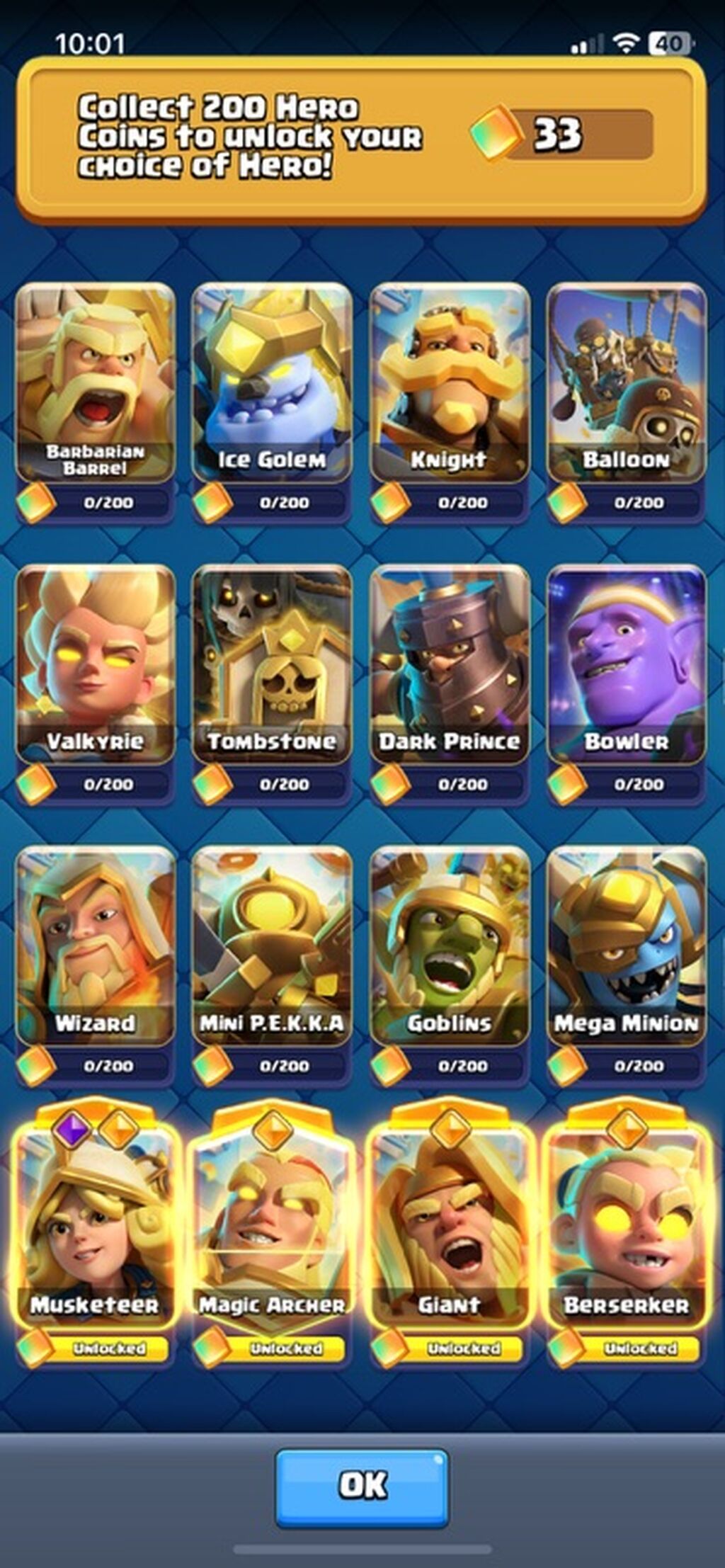 Məhsul: Clash Royale oyun hesabı Xüsusiyyətlər: - Kral Səviyyəsi: 16 — Oyun dəstləri, Bakı (2)