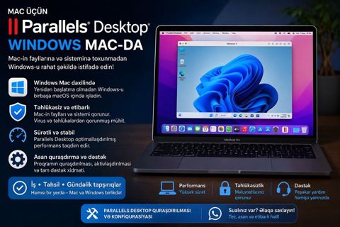 MacBook üçün Windows və proqramların quraşdırılması MacBook-da — Digah