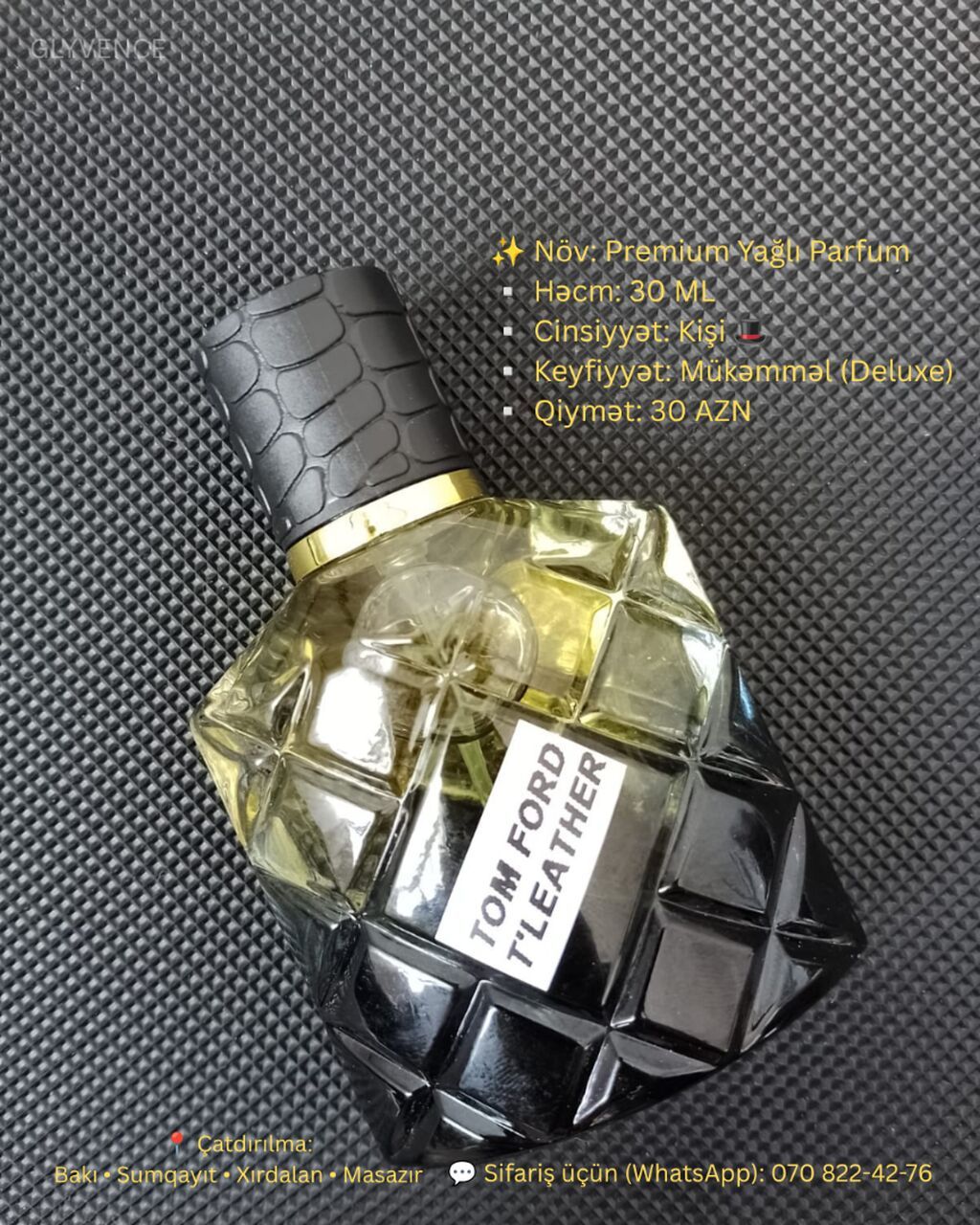 Salam aleykum TOM Ford T’leather Deluxe Edition Dəri notlarının — Gözəllik və sağlamlıq, Bakı
