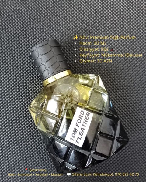 Salam aleykum TOM Ford T’leather Deluxe Edition Dəri notlarının — Bakı