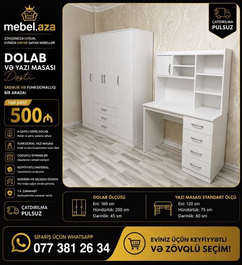 Oğlan və qız üçün, Yeni, Yazı masası — Bakı