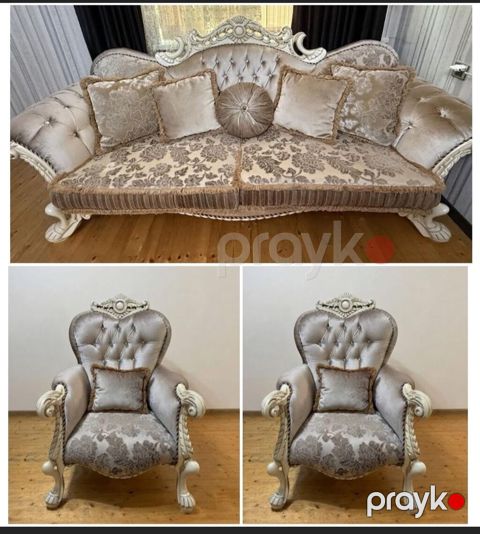 Divan, 2 kreslo 500 azn satılır, cox az işlənib təzə kimidi Alınıb
