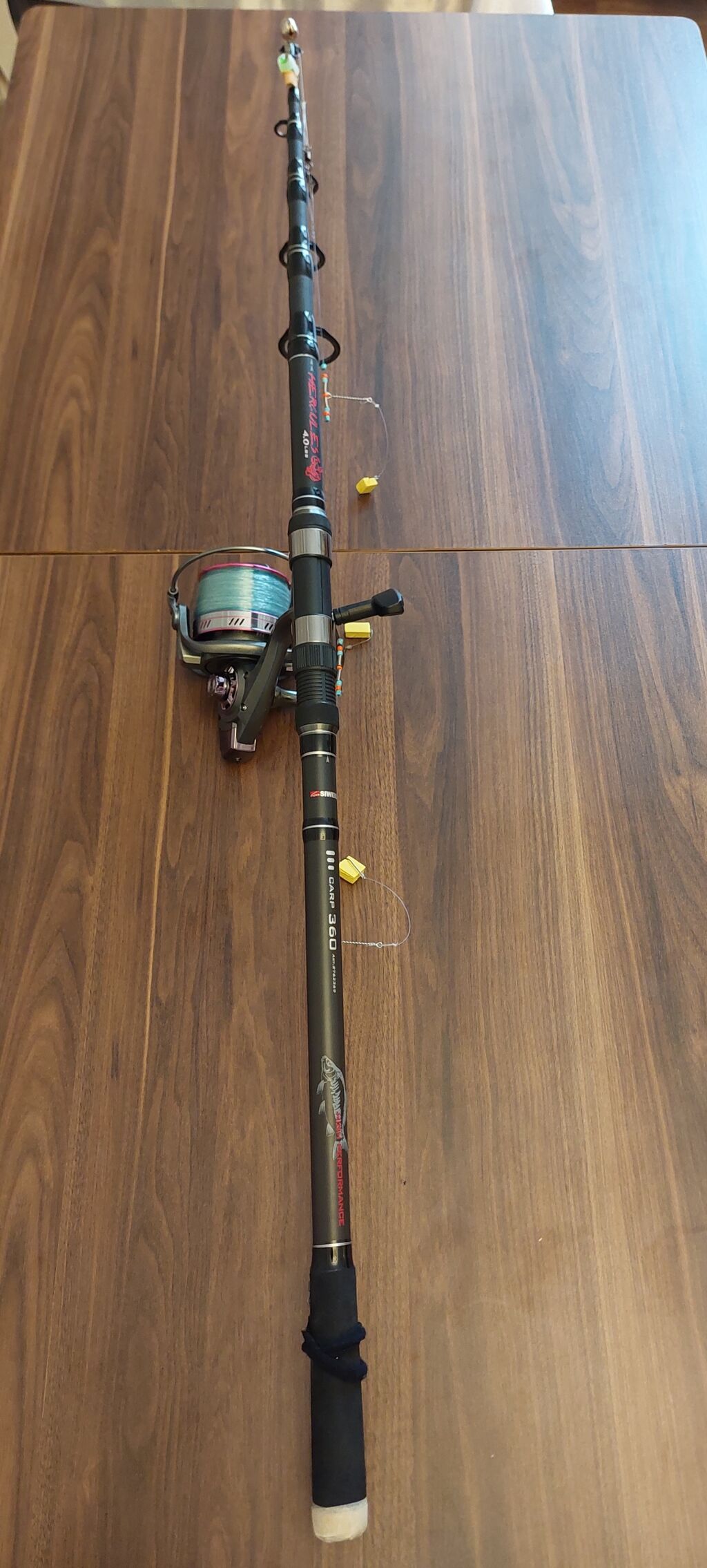 Balıqçılıq dəsti – teleskopik qamış + fırlanan çırtqa - Qamış: Carp — Mallar, Bakı (7)